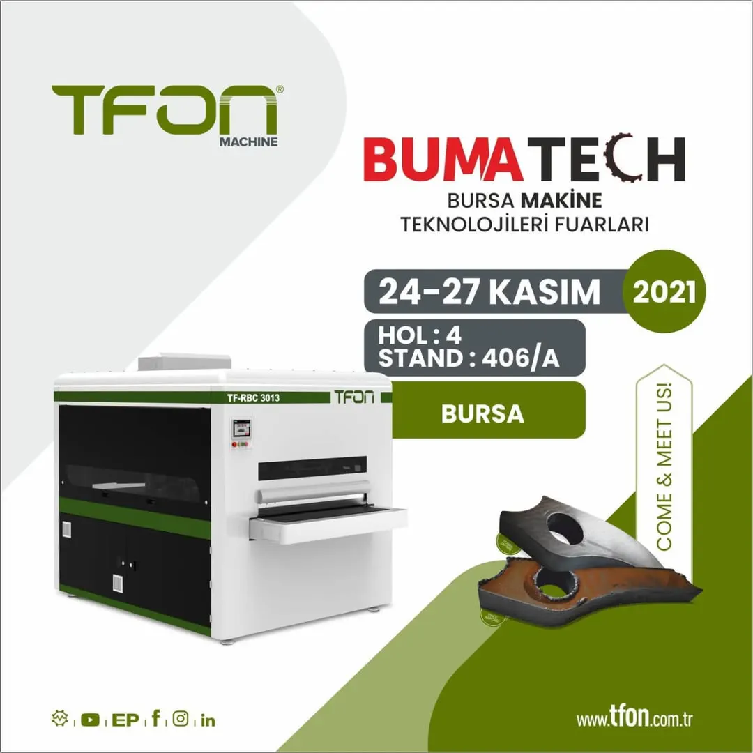 TFON BUMATECH 2021 Bursa Fuarı’nda — 24–27 Nov, fuar duyurusu
