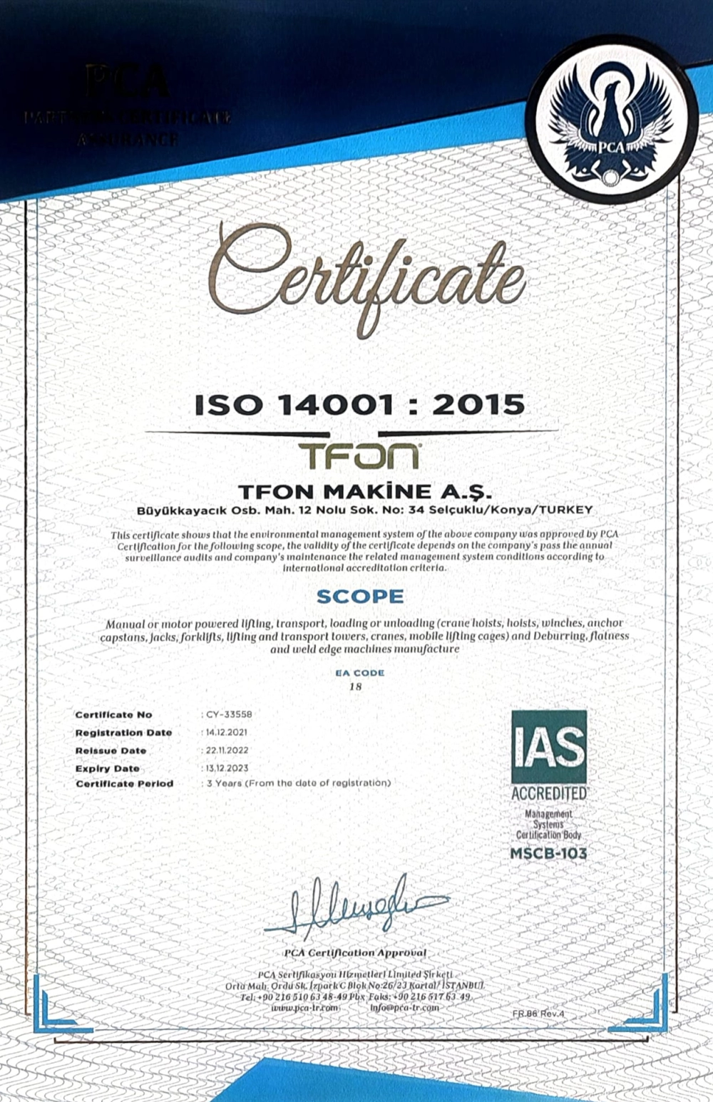ISO 14001 : 2015