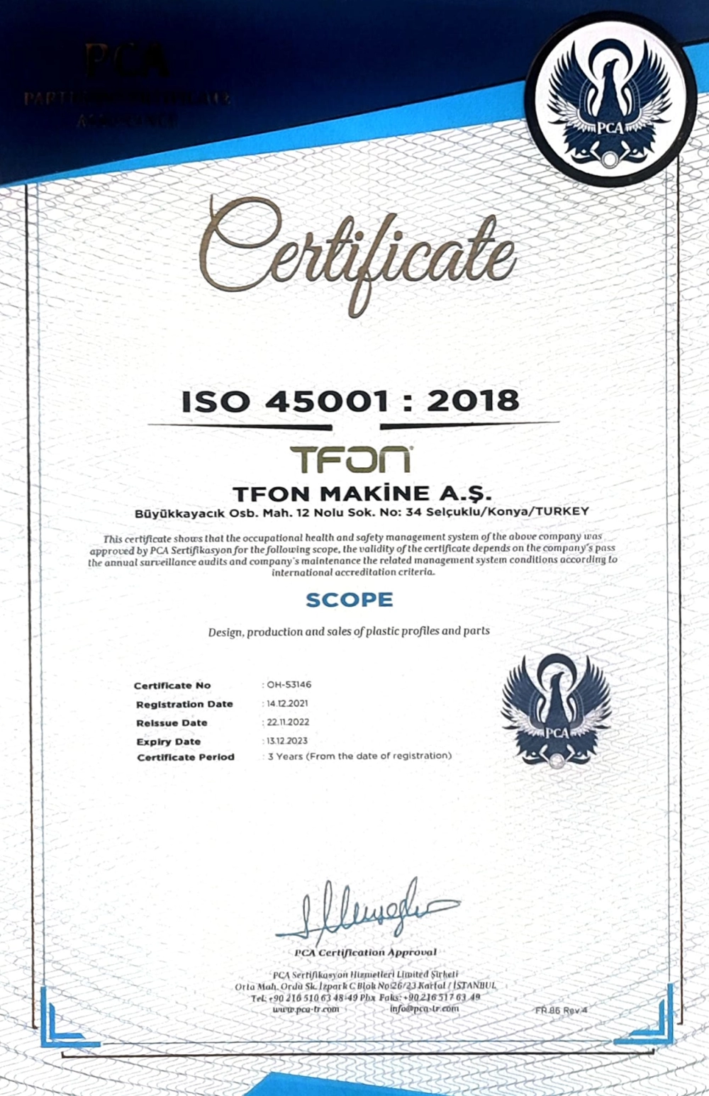 ISO 45001 : 2018